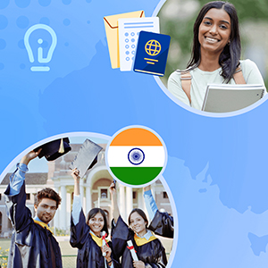 What are the international students trend in Australia from Indian students?